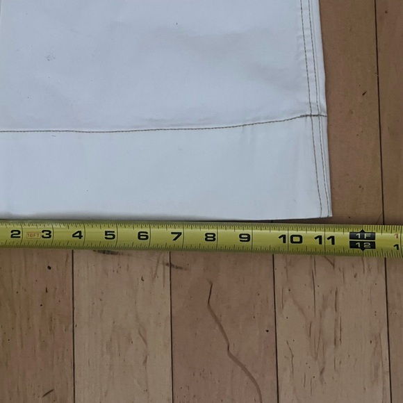 Madden NYC wide leg stretch white denim pants - Picture 4 of 5